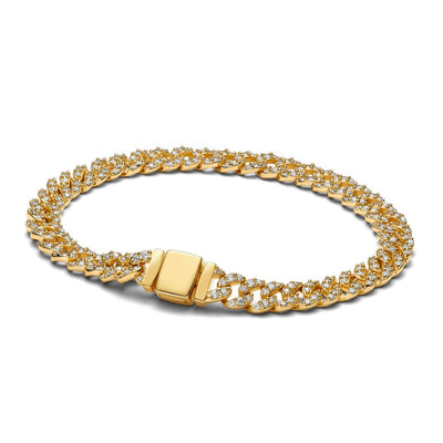Cubic Moissanite Bracelet | Gold