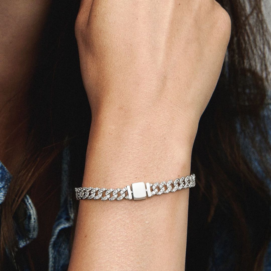 Cubic Moissanite Bracelet | Gold