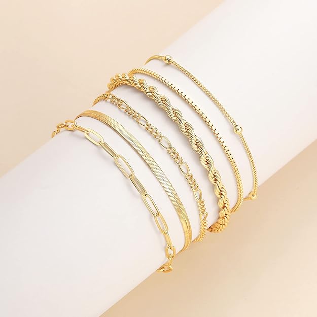 Isabella Vernita Bracelet Set | Gold