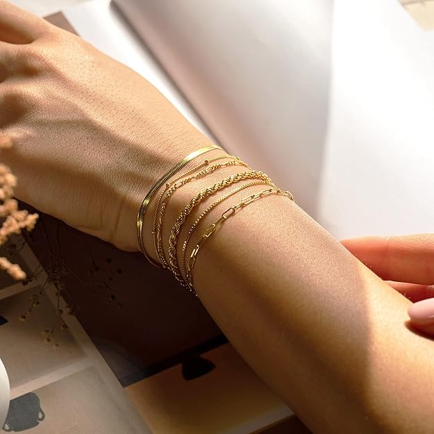 Isabella Vernita Bracelet Set | Gold