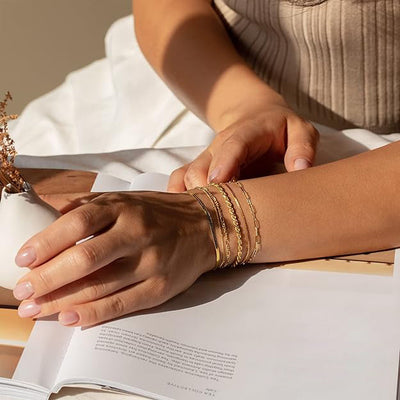 Isabella Vernita Bracelet Set | Gold