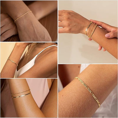 Isabella Vernita Bracelet Set | Gold