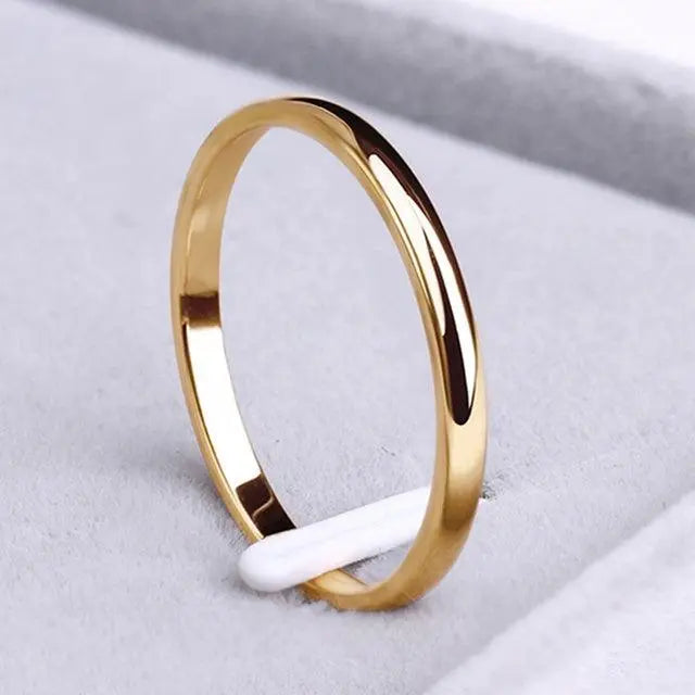 Aspen™ | Simple gold and silver ring