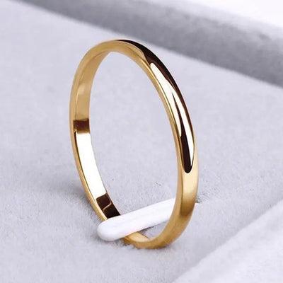 Aspen™ | Simple gold and silver ring