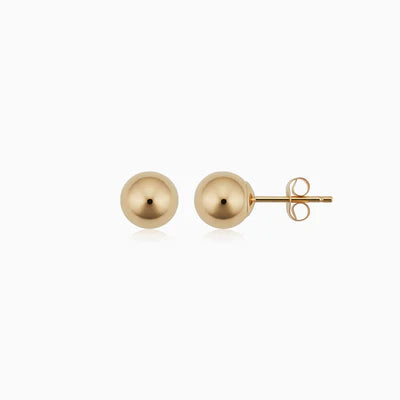 Ball Earrings | Gold
