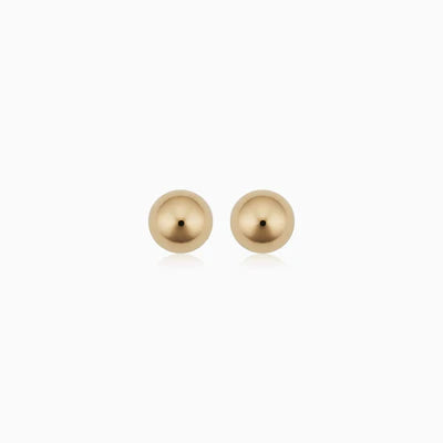 Ball Earrings | Gold