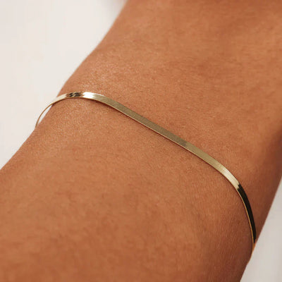 Sun Snake Bracelet | Gold