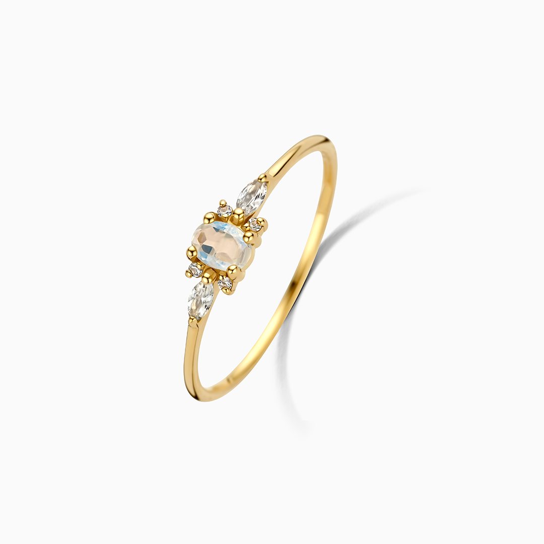 Moonstone Ring | Gold