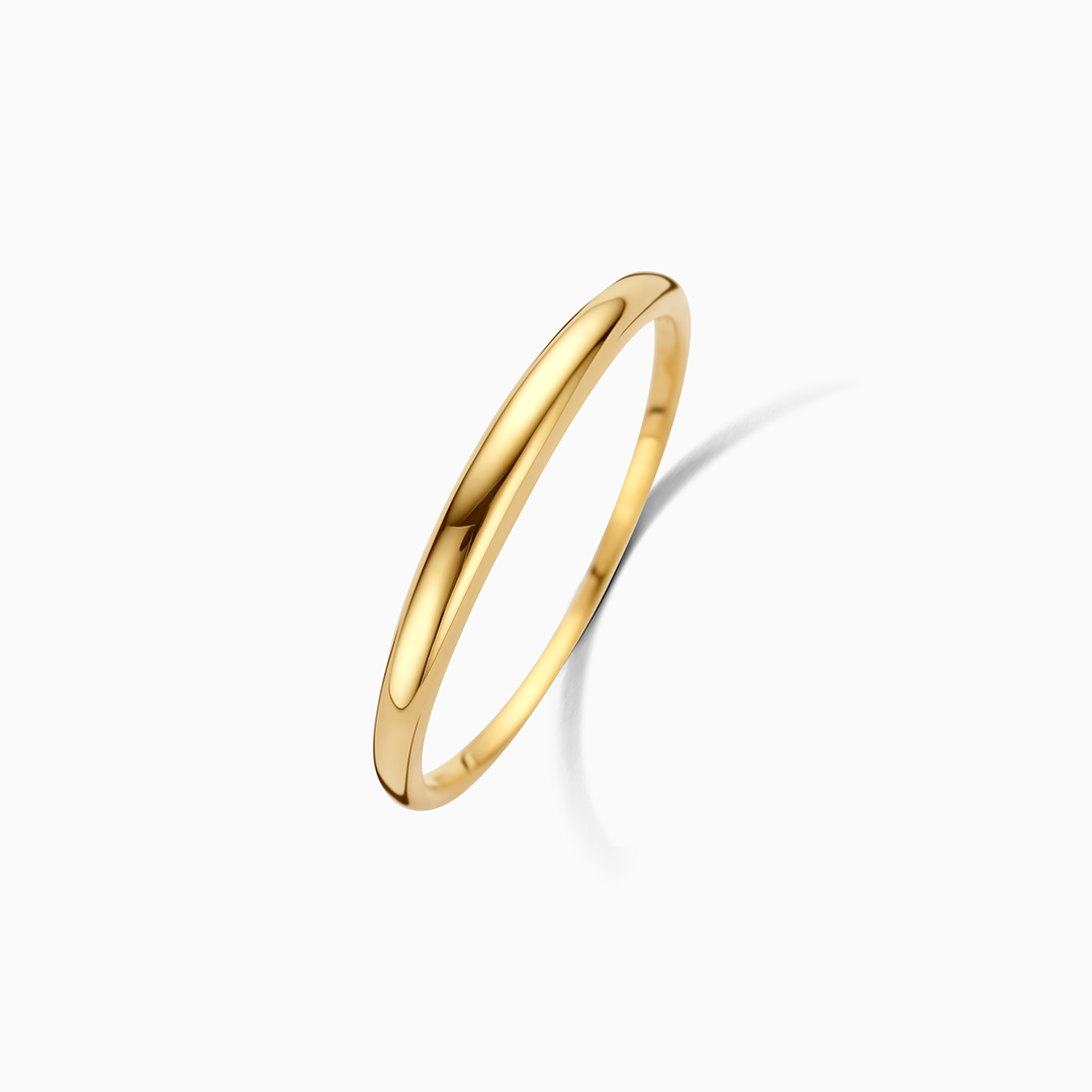 Thin Dome Ring | Gold