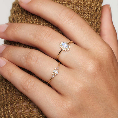 Moonstone Ring | Gold