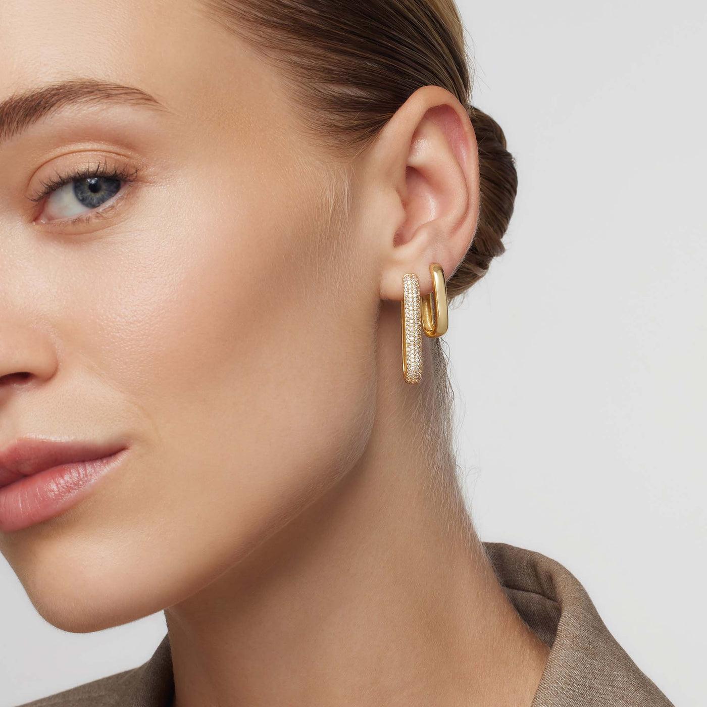 Large Iconic Pavé Rings | Gold