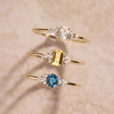 Moonstone Ring | Gold