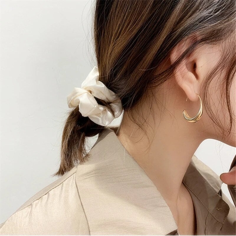 Luxurious Gold and Silver Earrings
