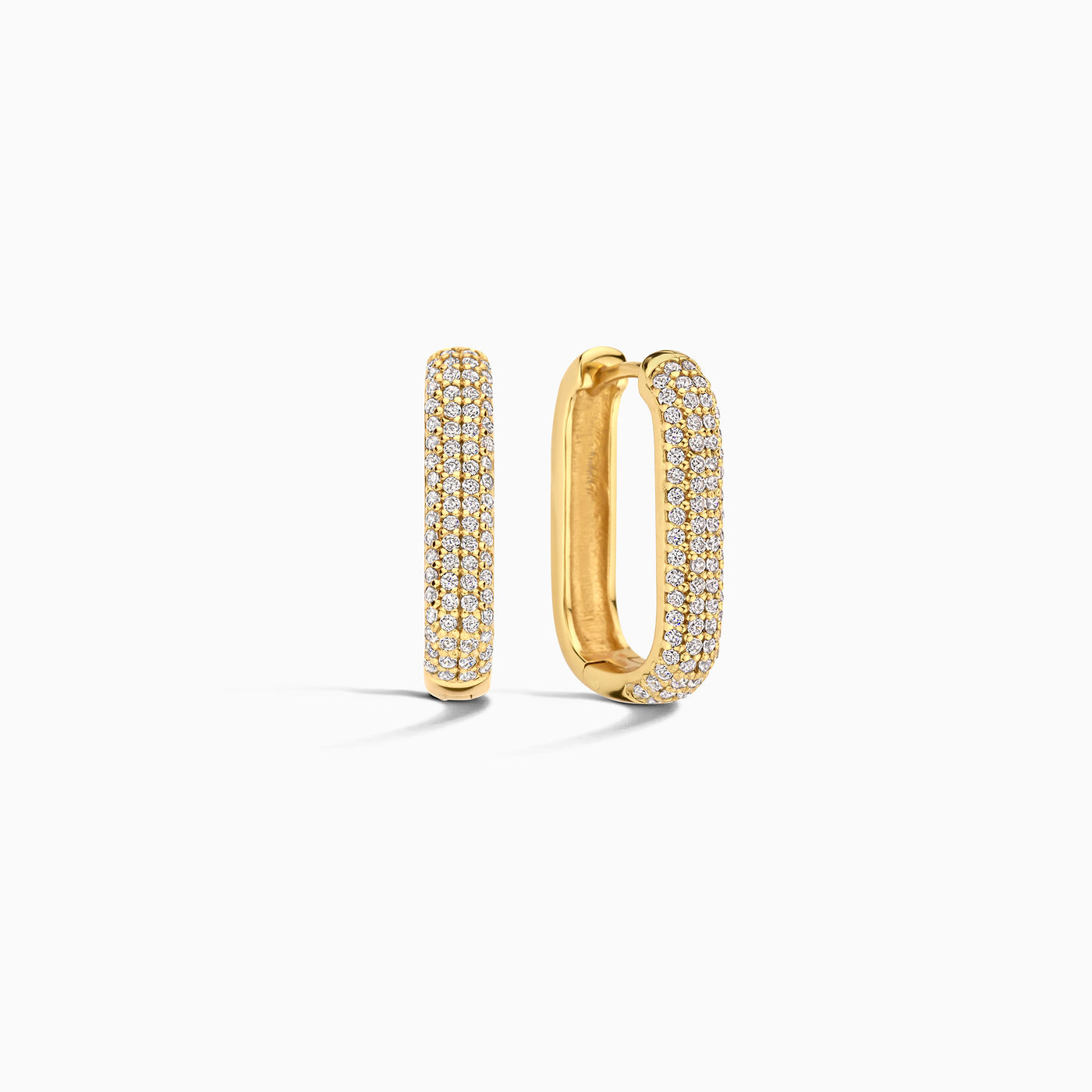 Iconic Pavé Earrings | Gold