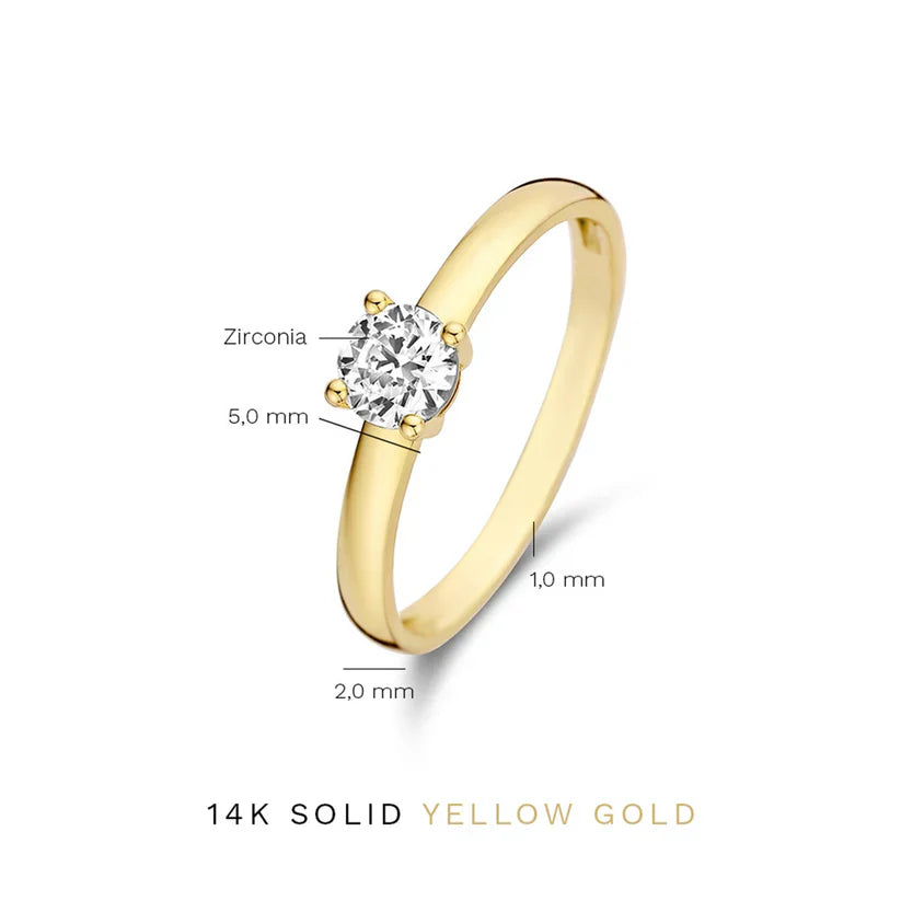 Mira Castile Ring | Gold