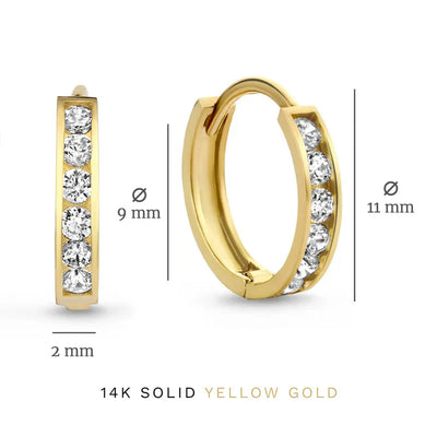 Dara Brilan Earring Set | Gold