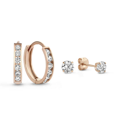Dara Brilan Earring Set | Gold