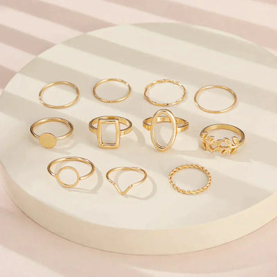 Aspen™ | Set of 11 Vintage Silver Rings