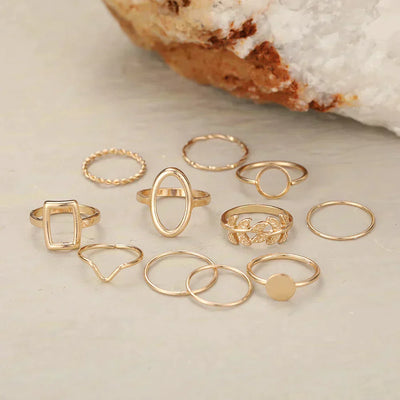 Aspen™ | Set of 11 Vintage Silver Rings