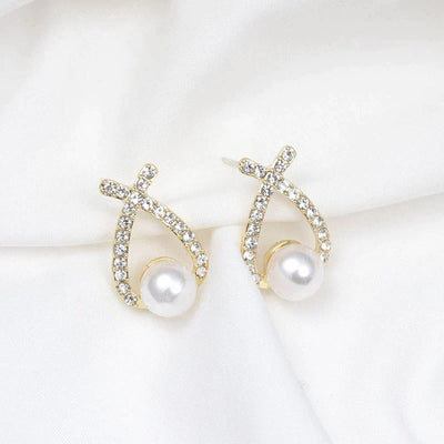 Pearl and Sparkle Earrings