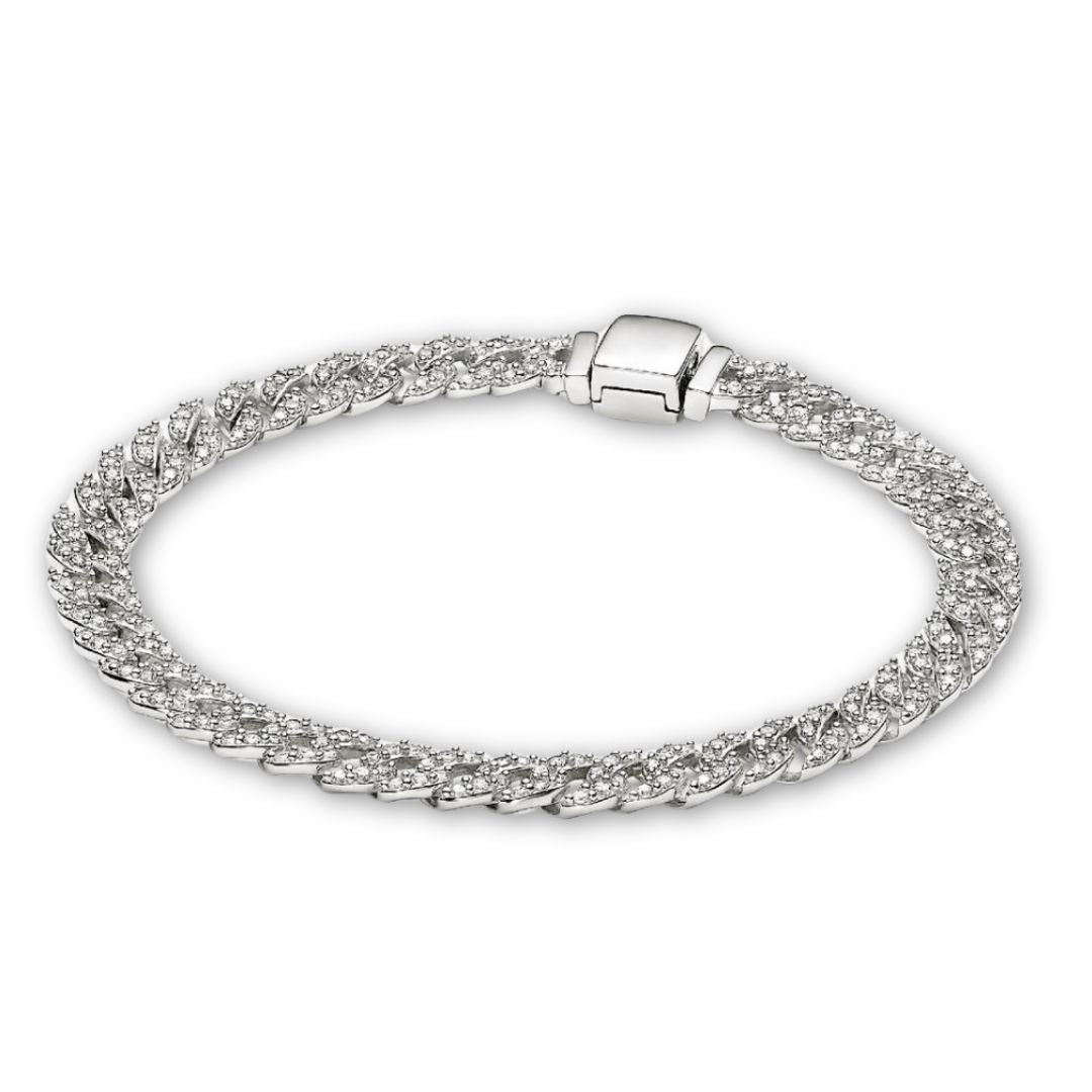Cubic Moissanite Bracelet | Gold