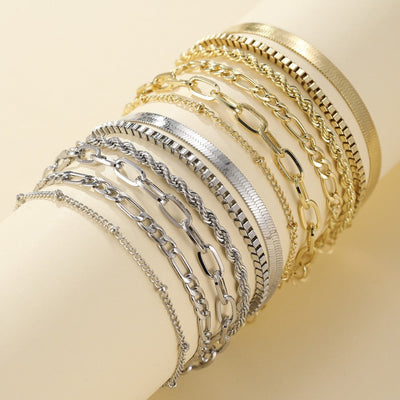 Elis Rainer Bracelet Set | Gold
