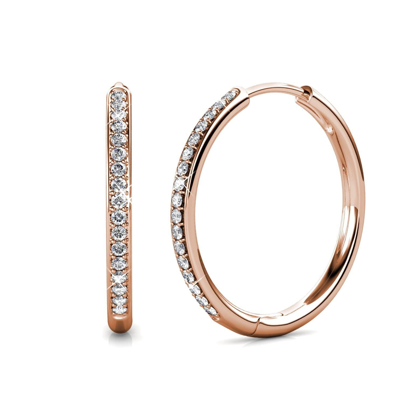 Sorelle Pav Earrings | Gold