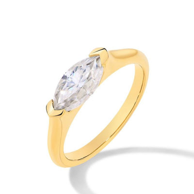Thin Hailey Blaya Ring | Gold
