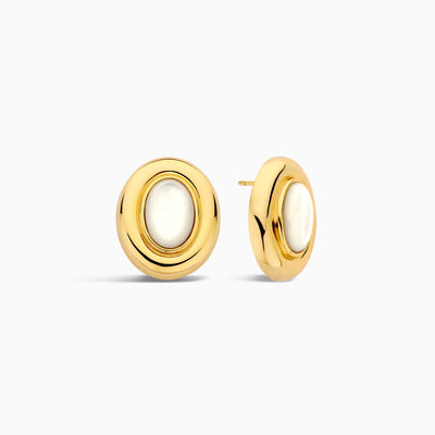 Giselle Pearl Earrings | Gold
