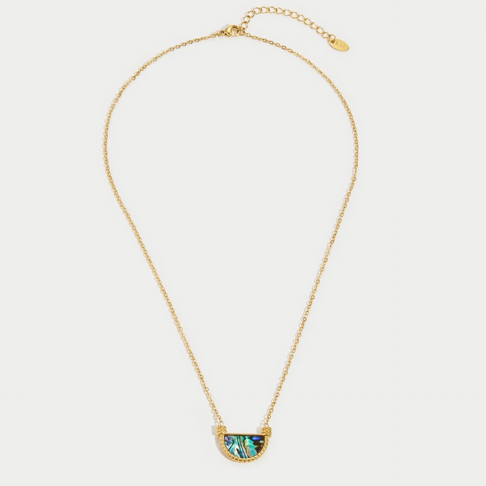 Amalfi Turkish Blue Shell Necklace