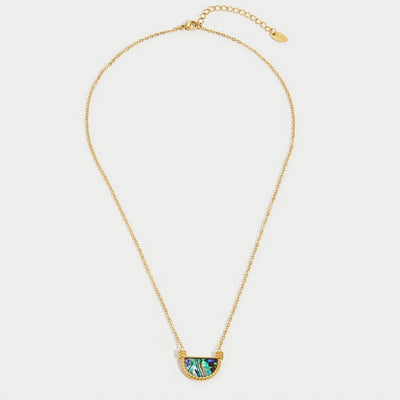 Amalfi Turkish Blue Shell Necklace