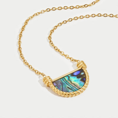 Amalfi Turkish Blue Shell Necklace
