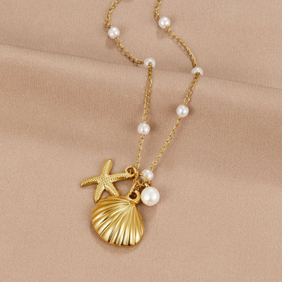 Ariya Shell Charm Necklace