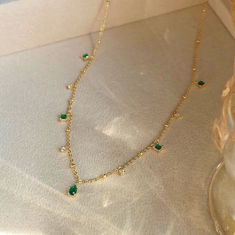 Emily Crystal Pendant Necklace