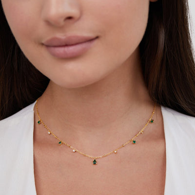 Emily Crystal Pendant Necklace