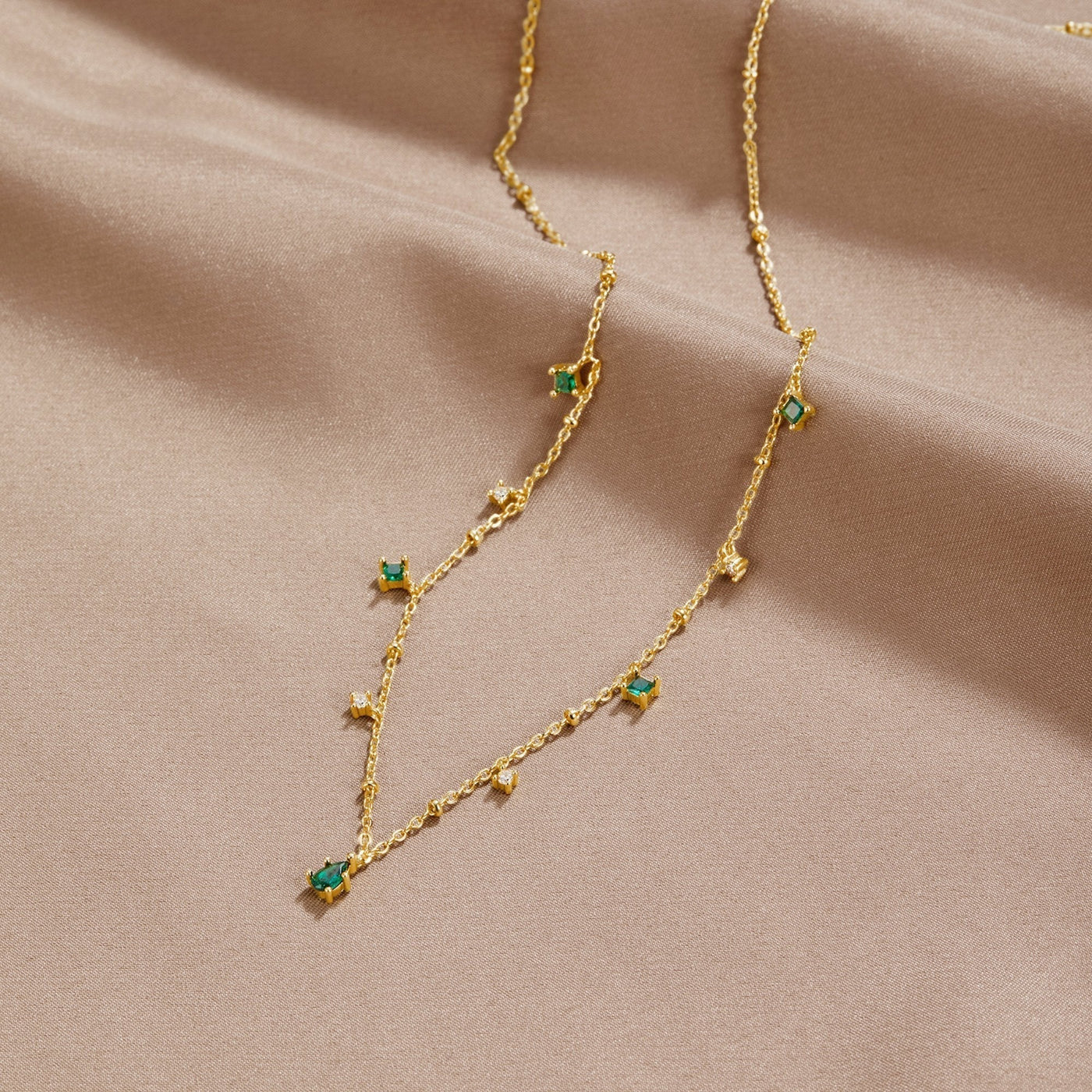Emily Crystal Pendant Necklace