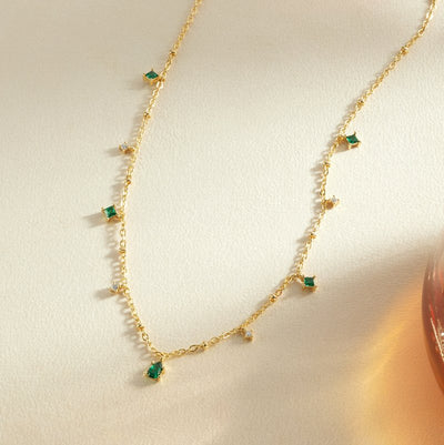 Emily Crystal Pendant Necklace