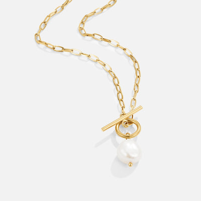 Ava Freshwater Pearl Gold Chain