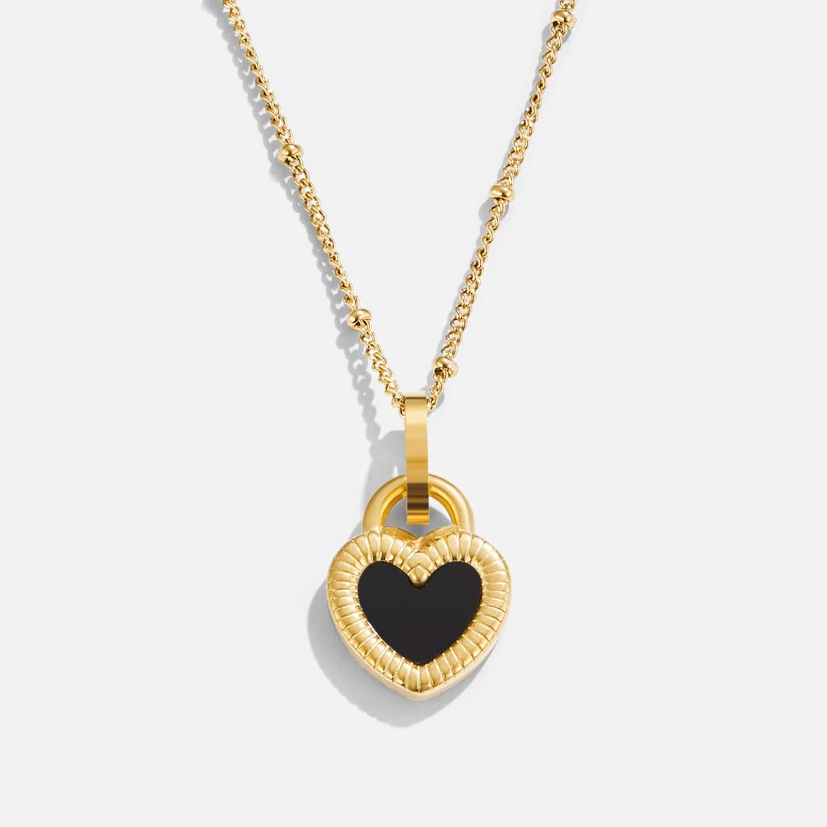 'Falling For You' Double-Sided Heart Necklace