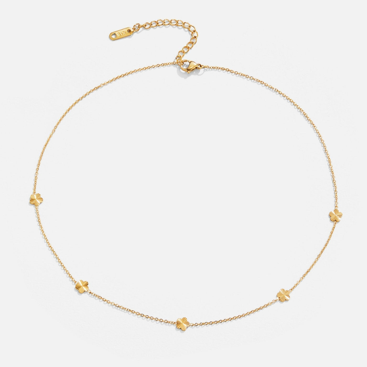 Floral Power Gold Chain Necklace