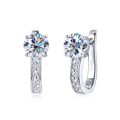 Hajji Moissanite Earrings | Gold