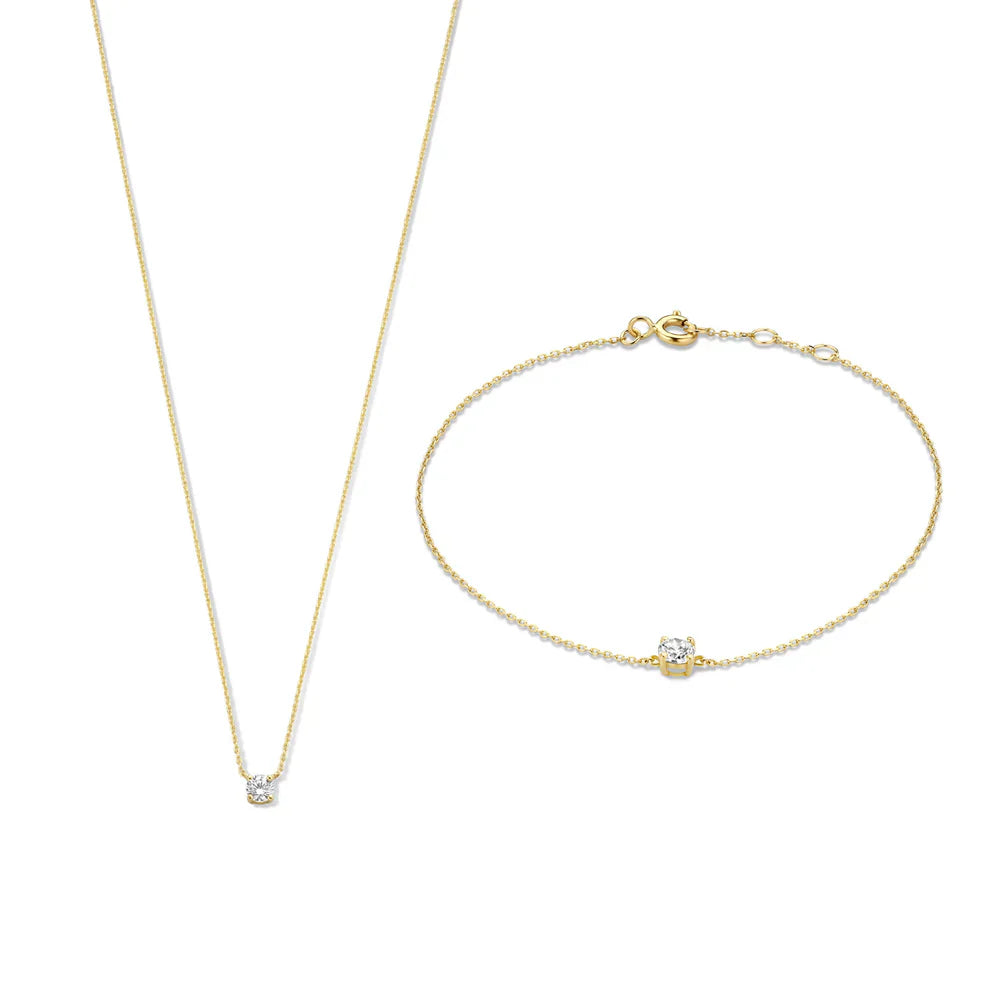 Complete Moissanite Stone Set | Gold