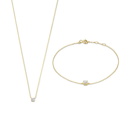 Complete Moissanite Stone Set | Gold