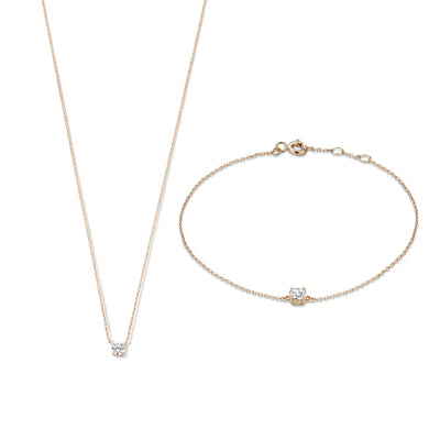 Complete Moissanite Stone Set | Gold