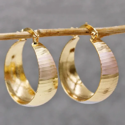 Vintage Charm Gold Earrings