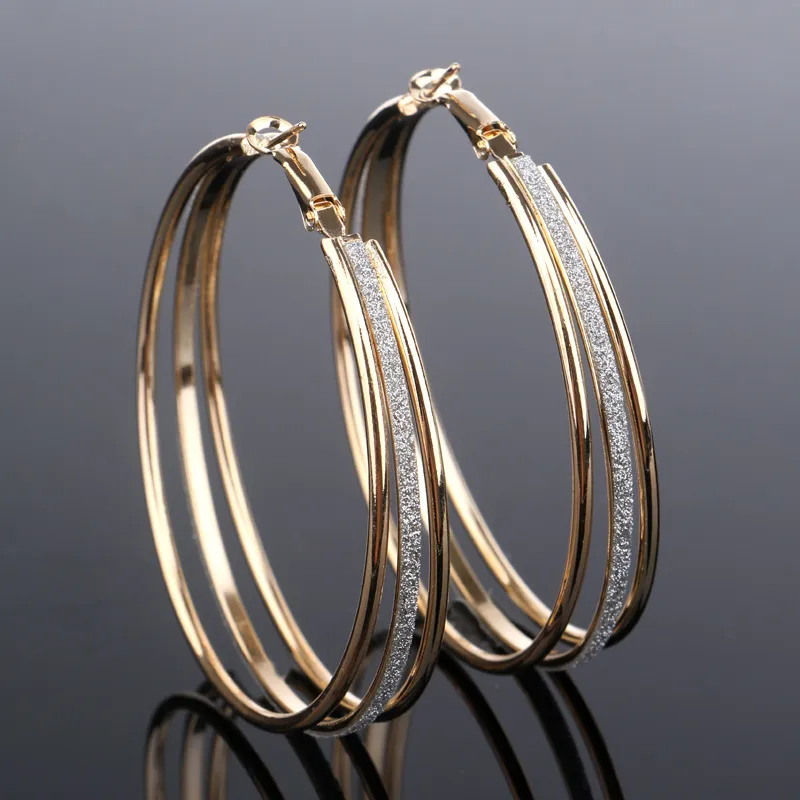 Shining Vintage Gold Earrings