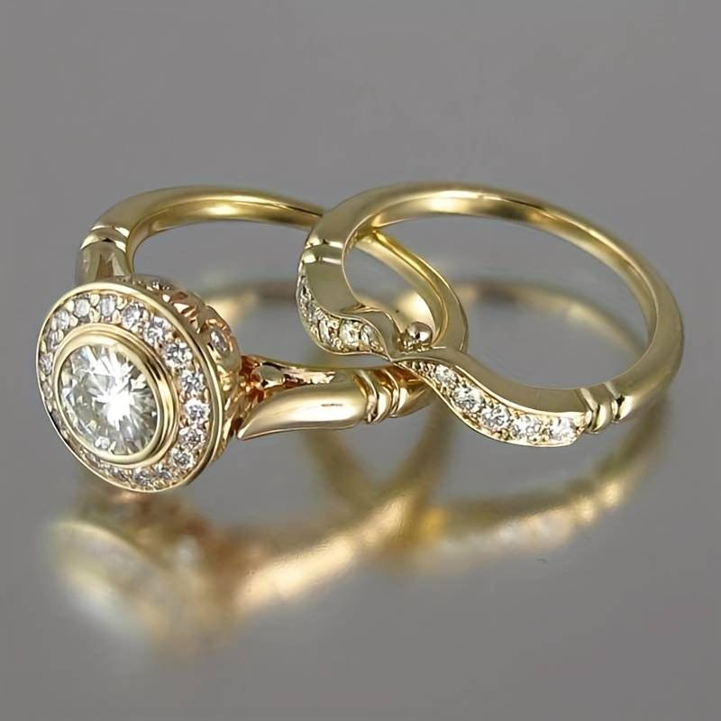 Angelique Vintage Style Ring with Zirconia