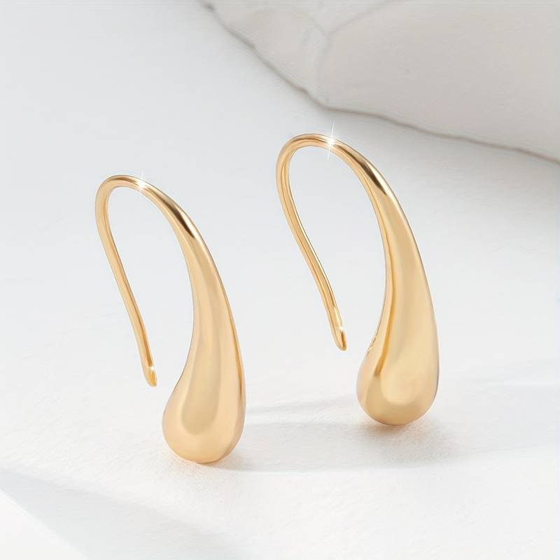 Aspen™ | Gold drop-shaped earrings