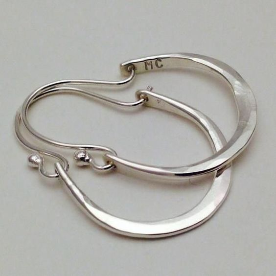 Aspen™ | Silver hoop earrings