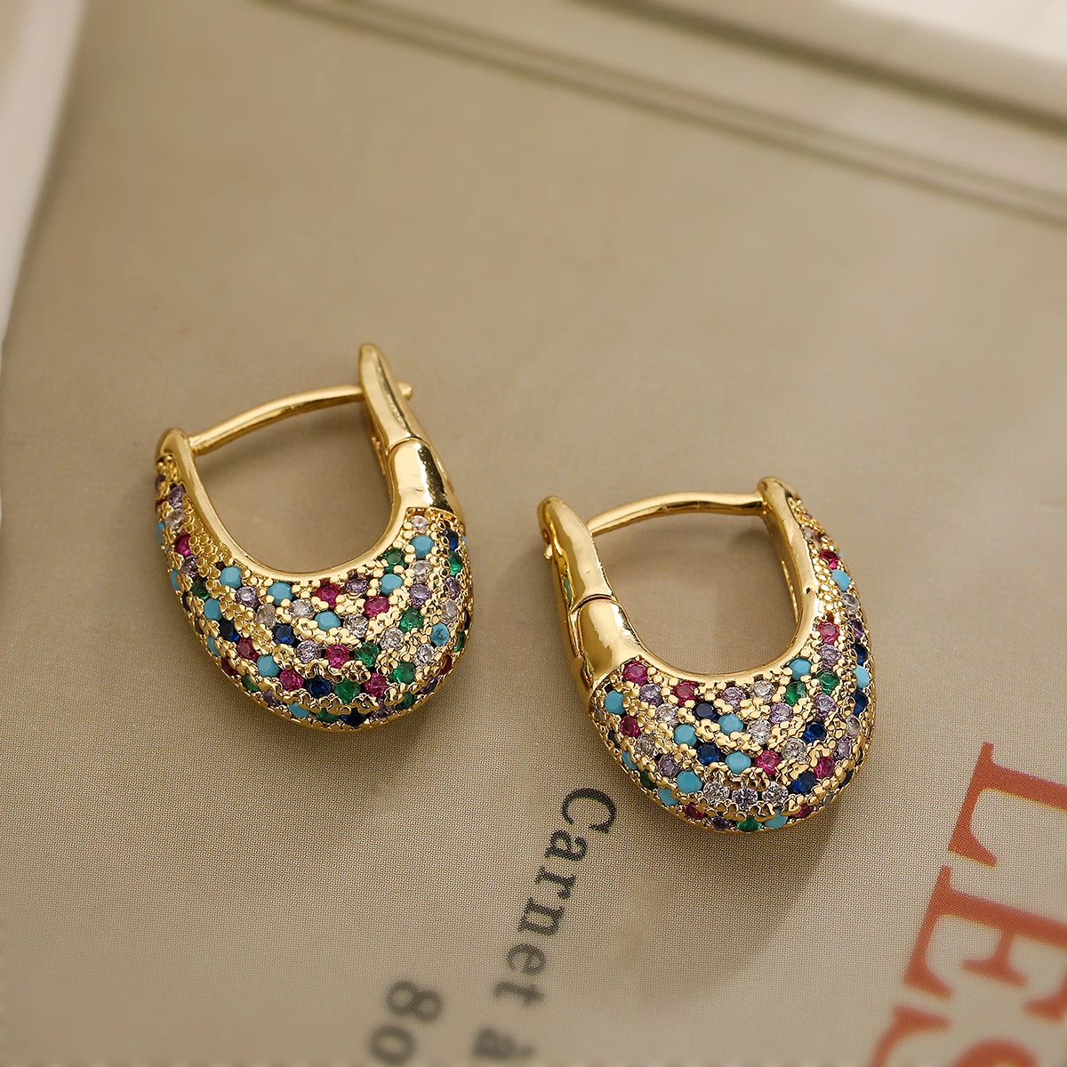 Colorful Crystal Earrings